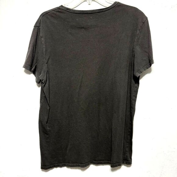 American Eagle Shirt Short Sleeve Anchor Graphic Tee Gray & Tan Mens Sz Medium - Picture 6 of 6